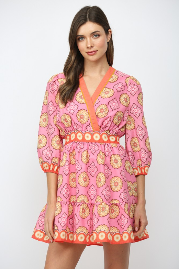 remy mini dress Remy mini dress in pink – Sloane Boutique