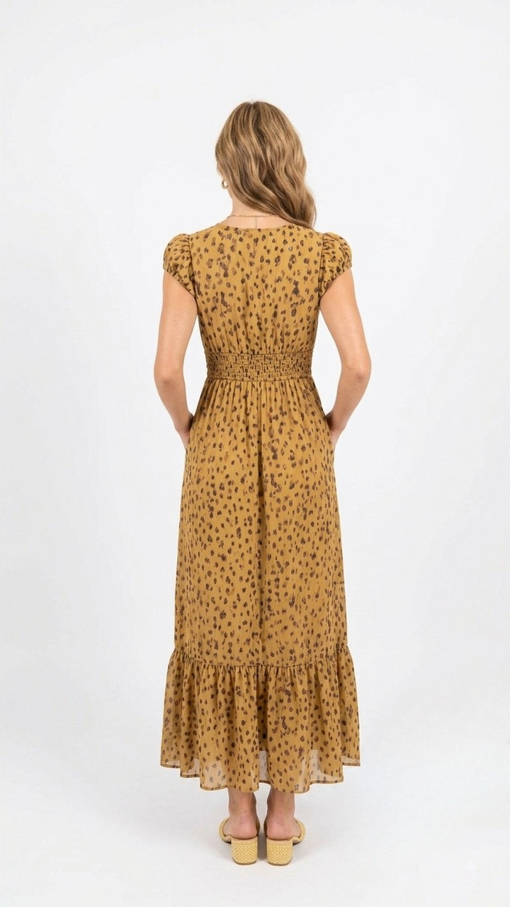 Becca animal print maxi dress