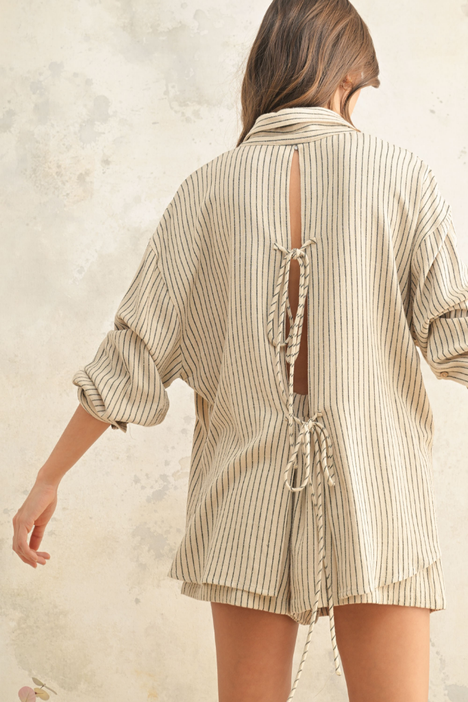 Juniper Stripe Collar Shirt