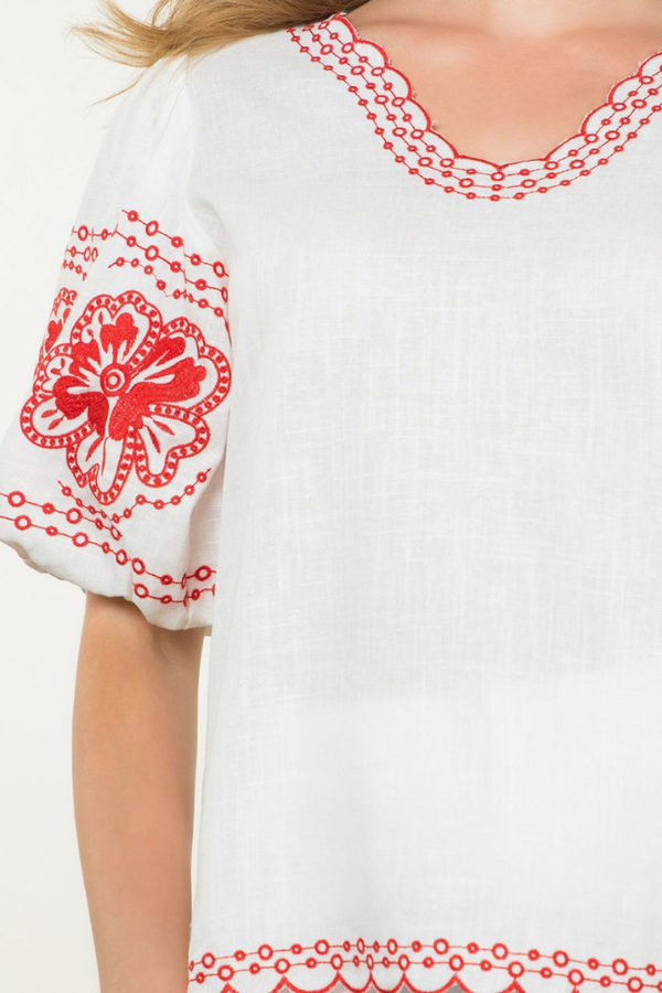 Mae Embroidered Top