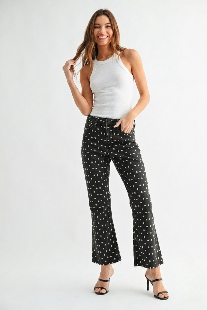 Callie polka dot jean