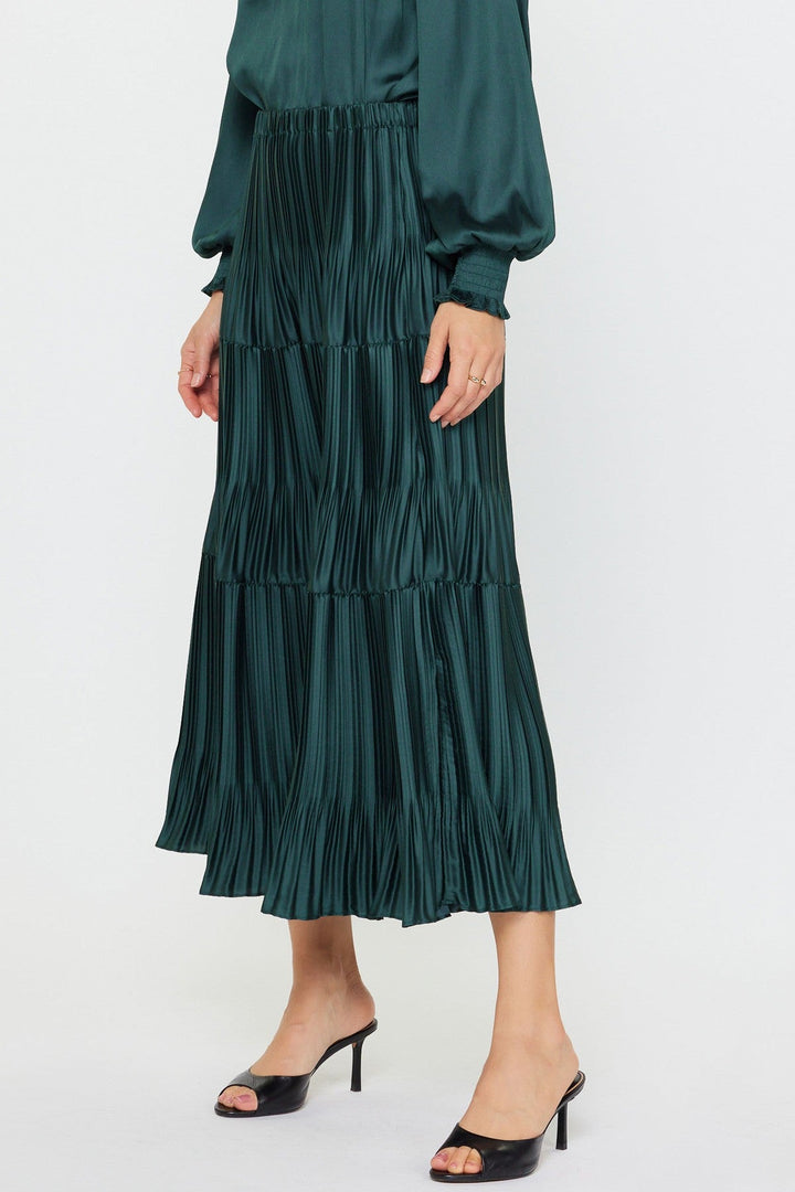 Wren skirt in hunter green