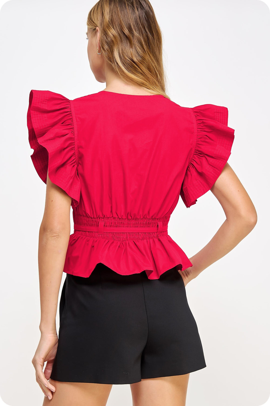 Cameron top in red