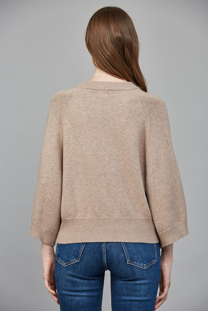Poppi sweater in taupe
