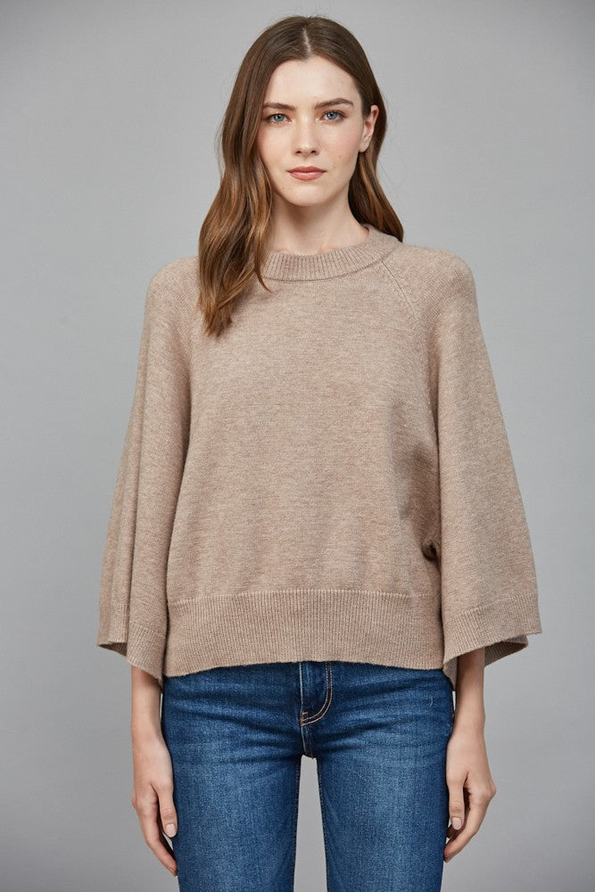 Poppi sweater in taupe