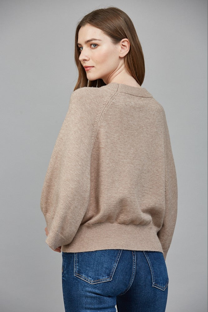 Poppi sweater in taupe