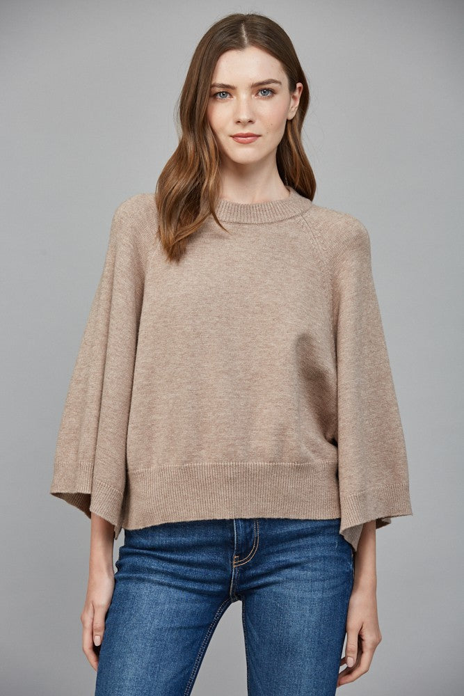Poppi sweater in taupe