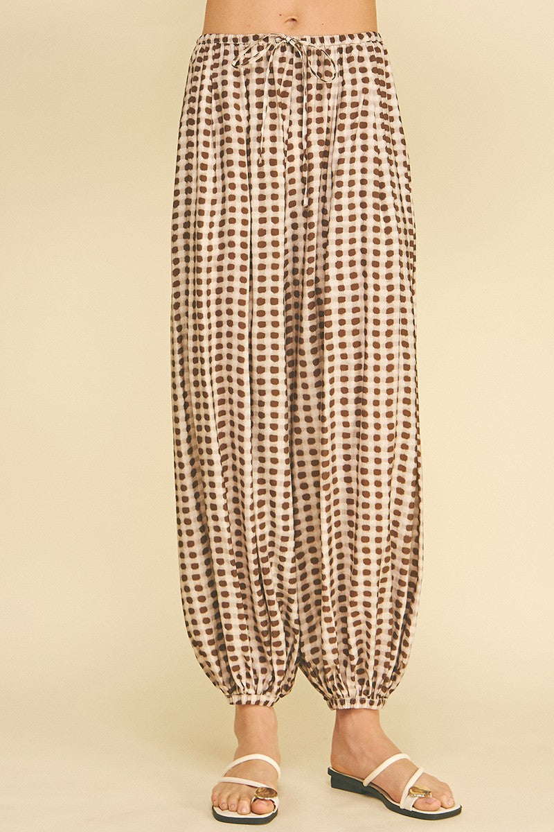 Hailey balloon pant in mocha