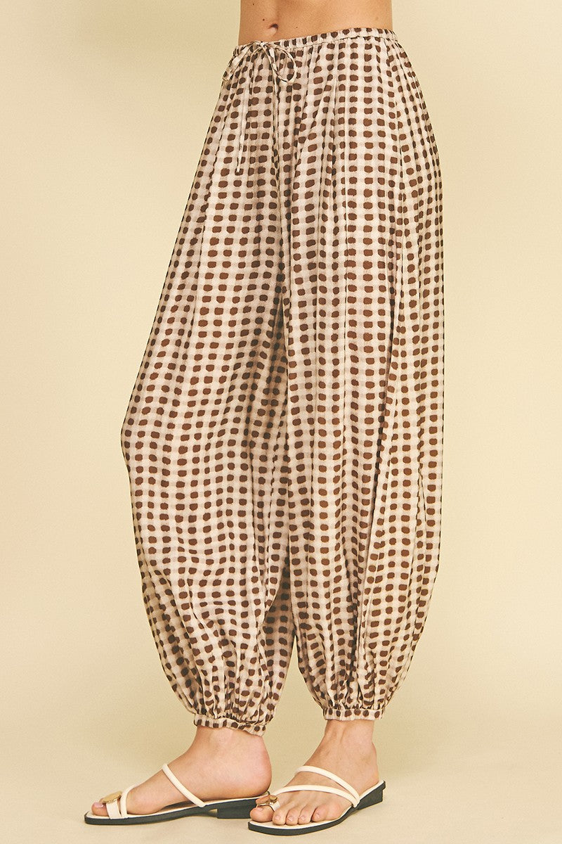 Hailey balloon pant in mocha
