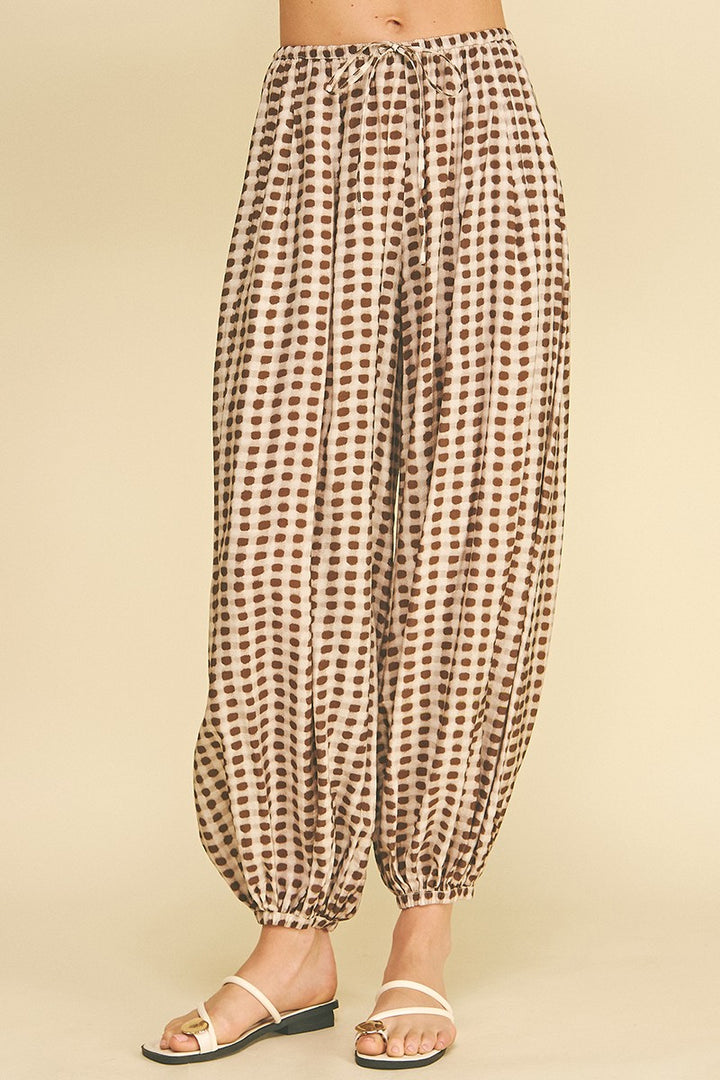 Hailey balloon pant in mocha