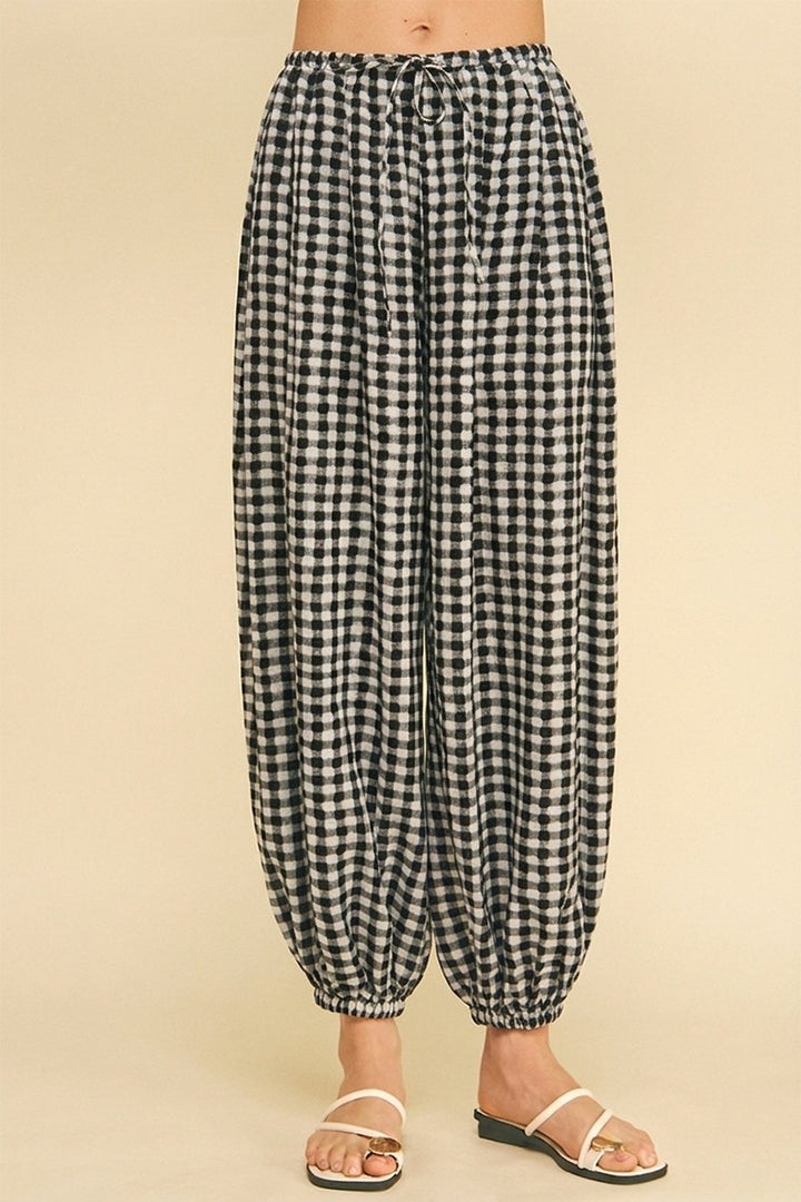 Hailey balloon pant in black