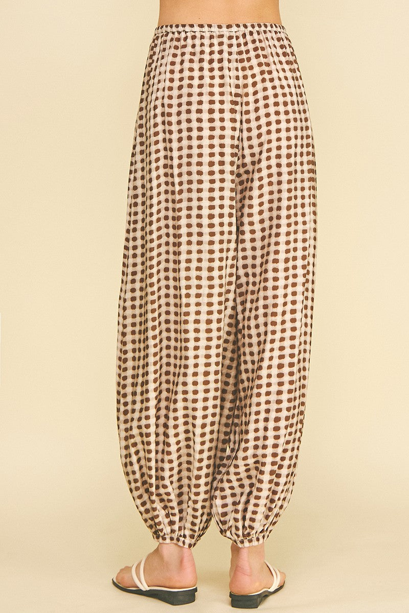 Hailey balloon pant in mocha
