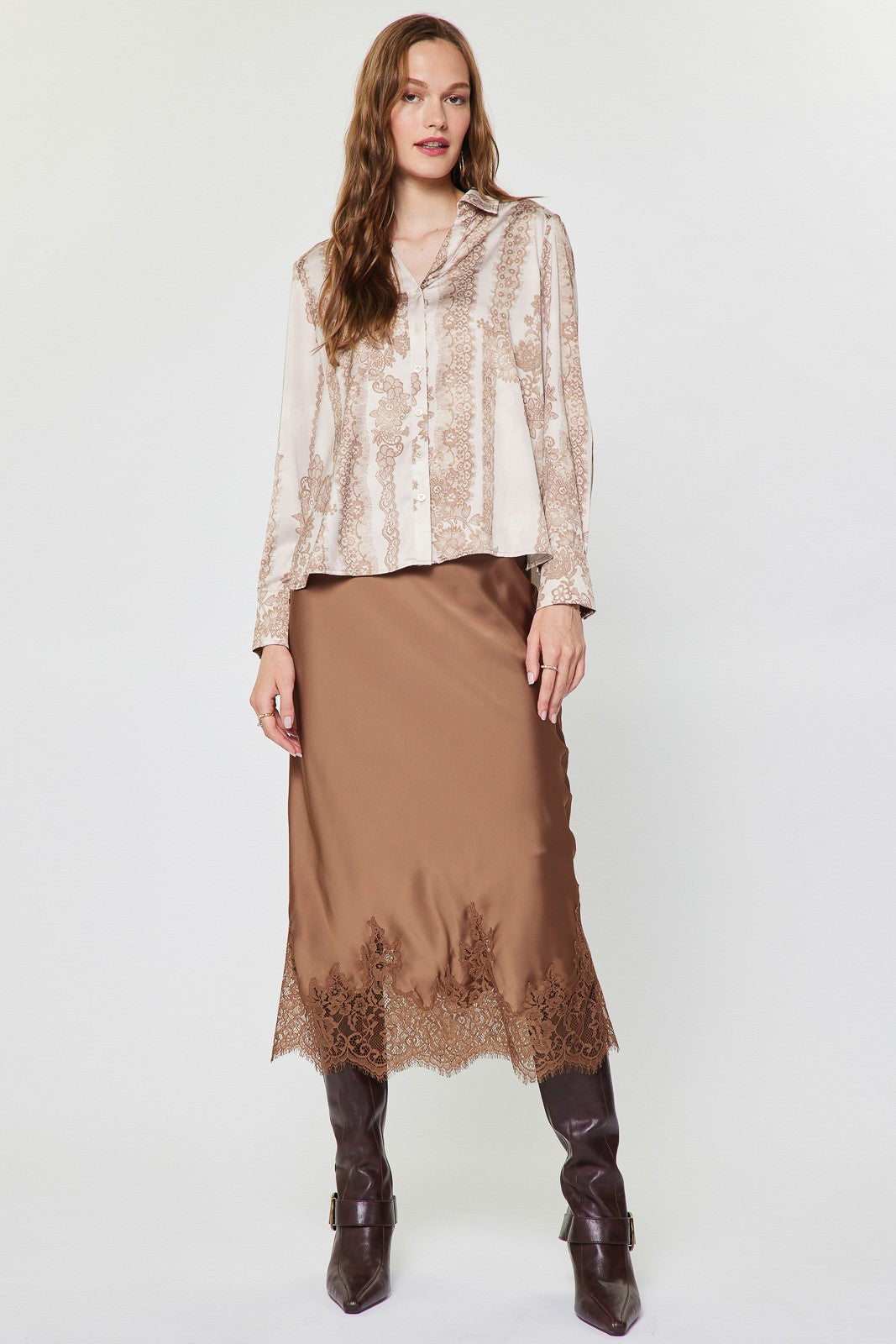 Ella button down blouse