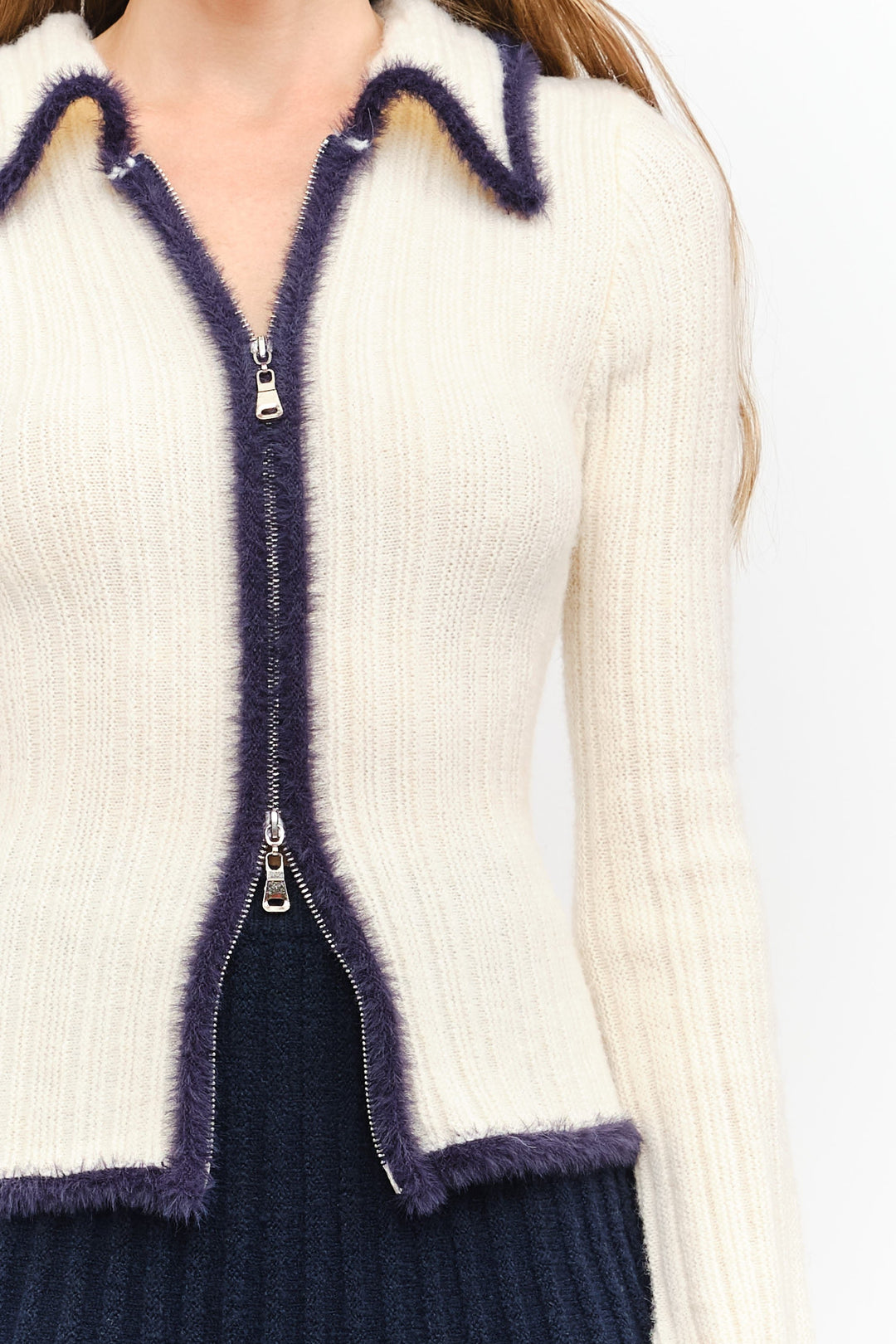 Jackie cardigan in ivory