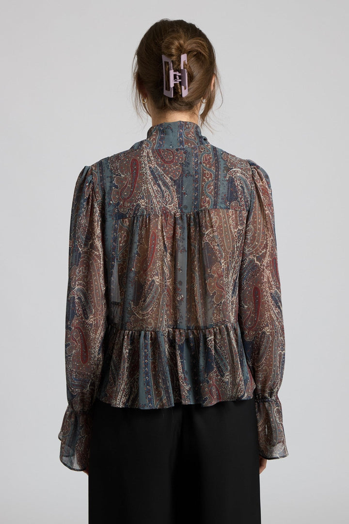 Harlen blouse in navy