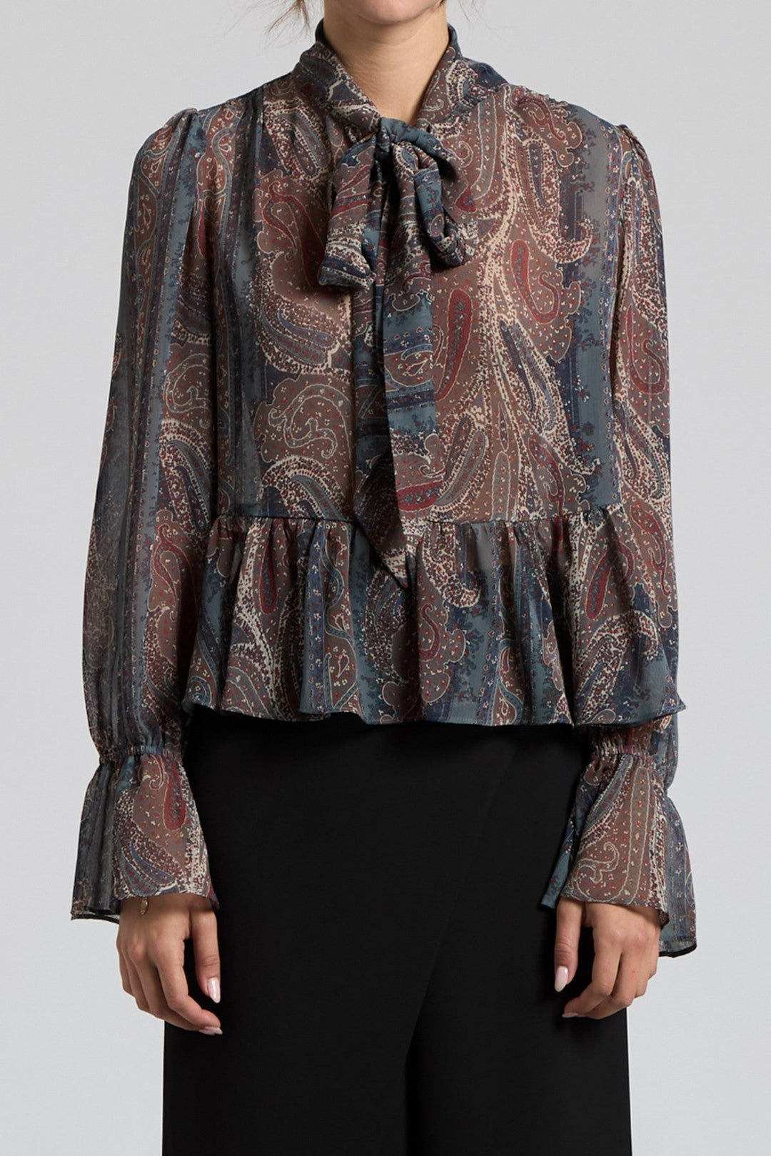 Harlen blouse in navy