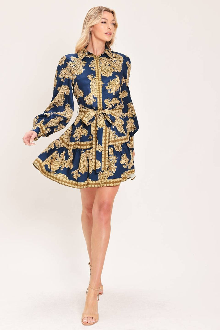 Lynn mini dress in navy