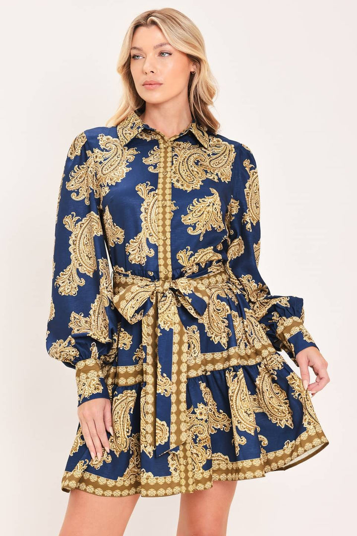 Lynn mini dress in navy