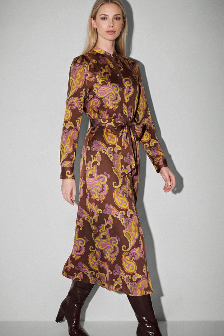 Colleen long sleeve midi dress