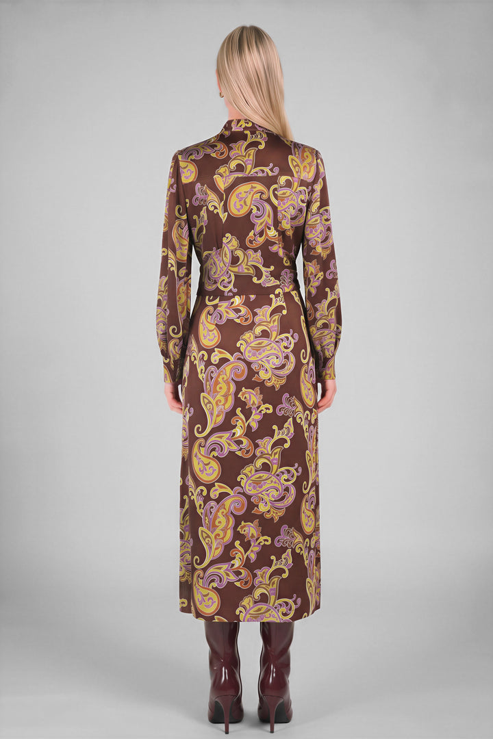 Colleen long sleeve midi dress