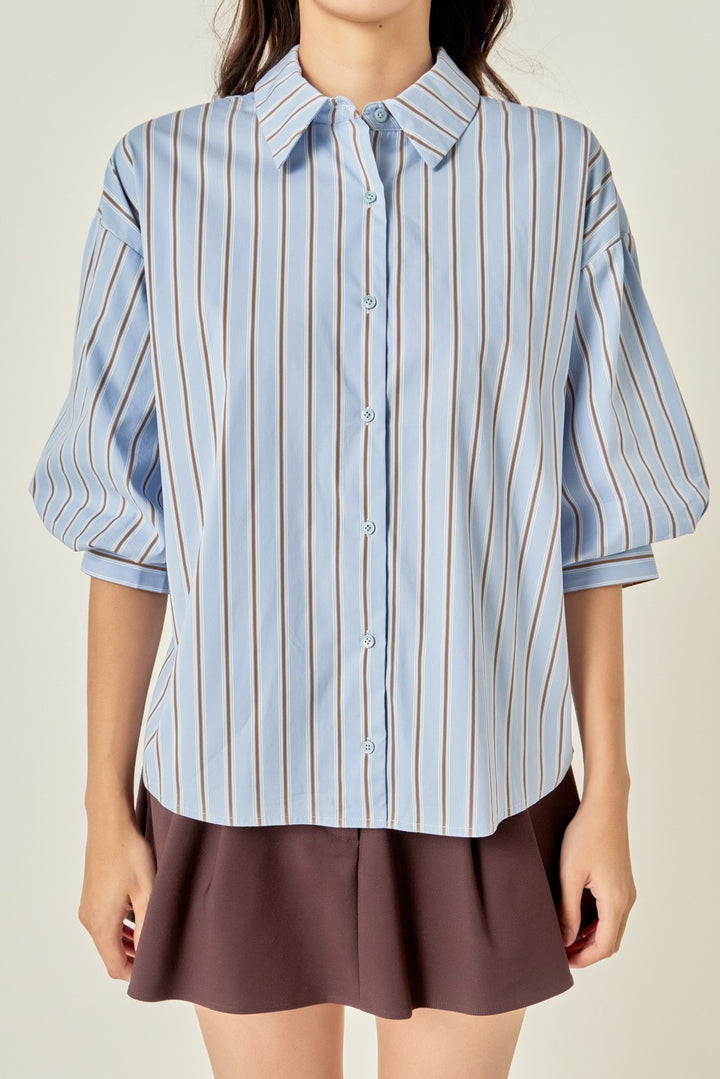 Colleen stripe blouse
