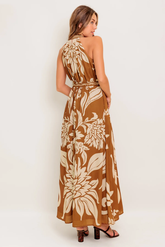 Thea Printed Floral Maxi Dress Sloane Boutique Thea Printed Floral Maxi Dress Sloane Boutique