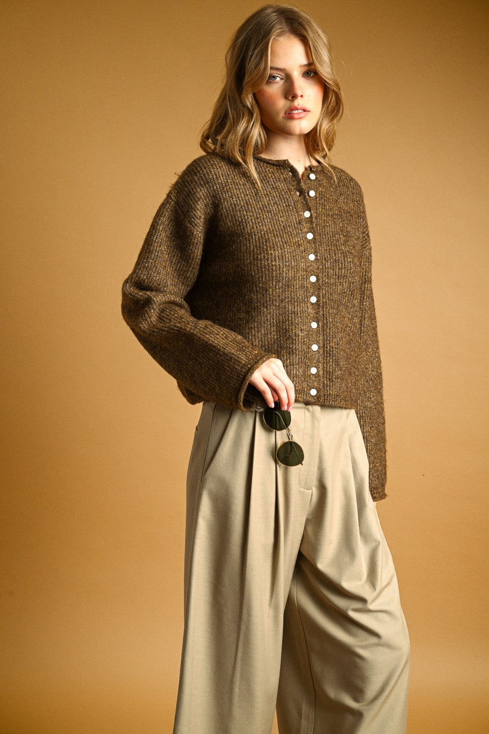 Lauren cardigan in brown