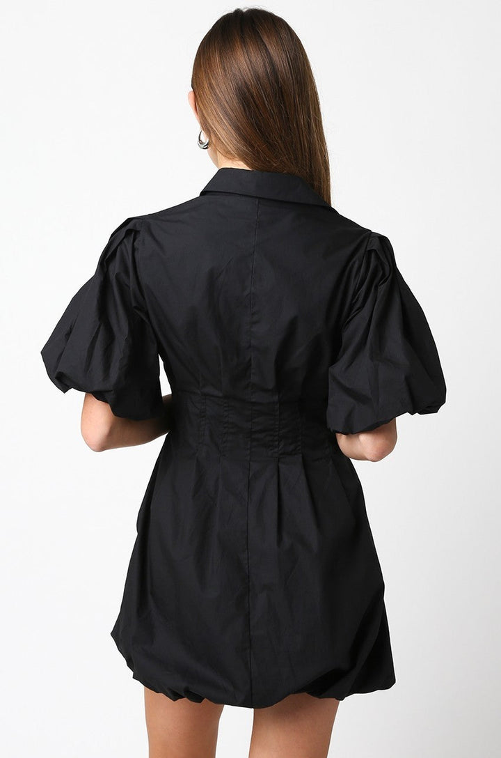 Carly mini dress in black