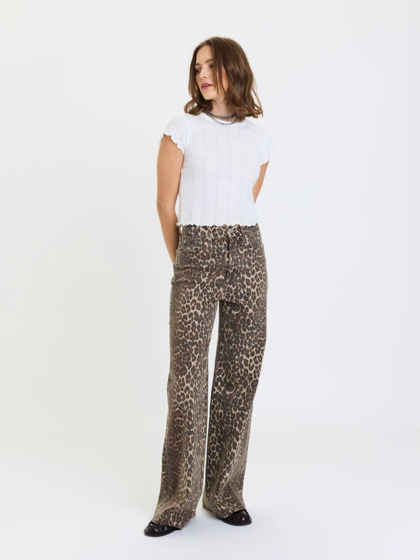 Darla leopard jeans