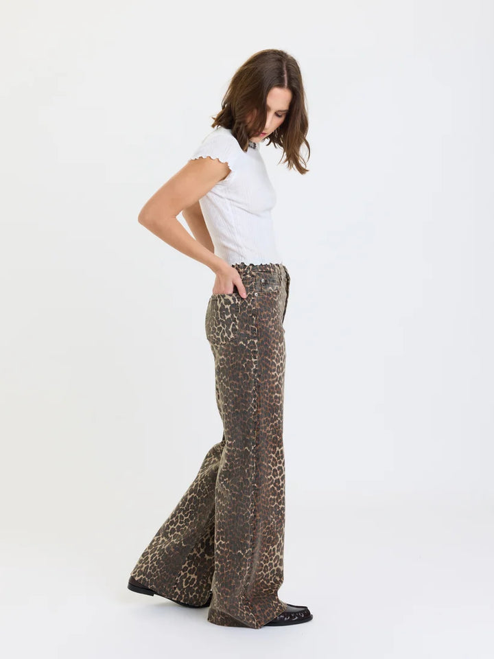 Darla leopard jeans