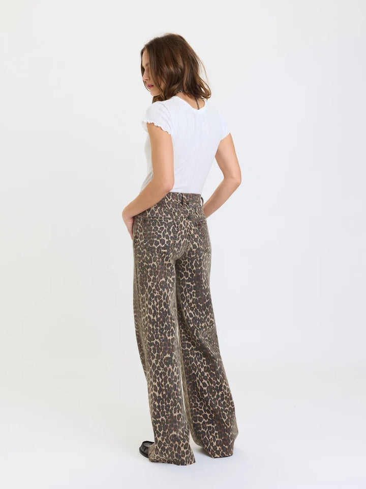 Darla leopard jeans