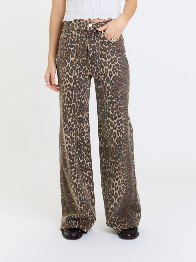 Darla leopard jeans