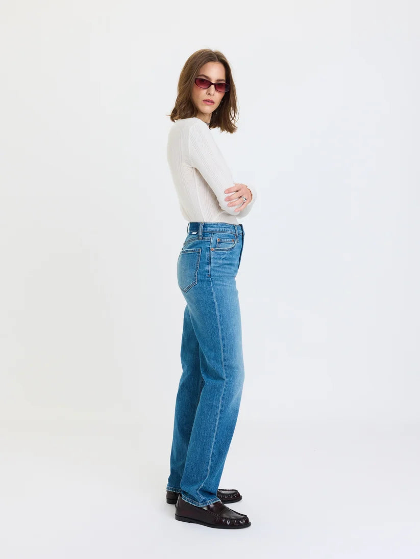 Sunny high rise straight leg jean