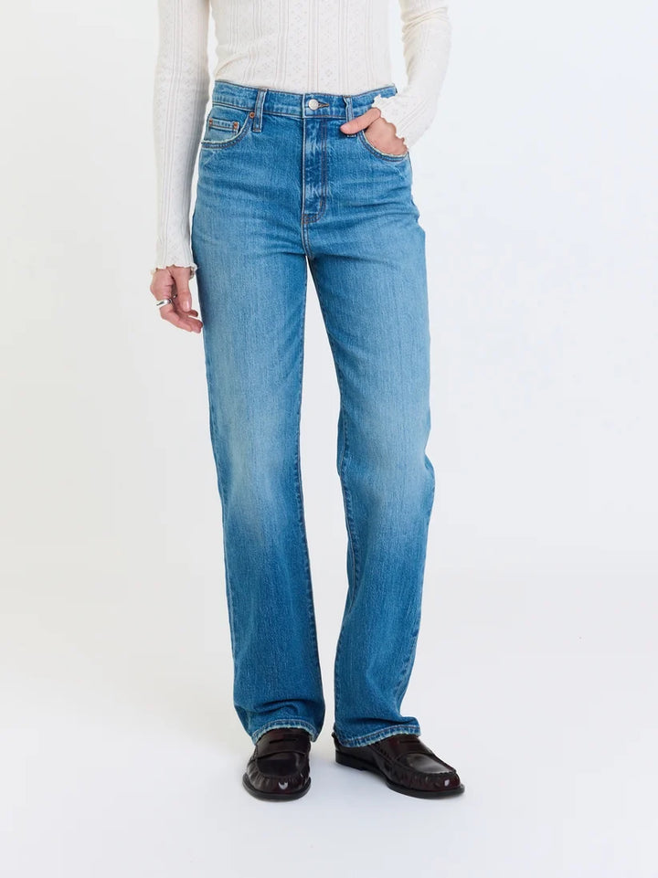 Sunny high rise straight leg jean