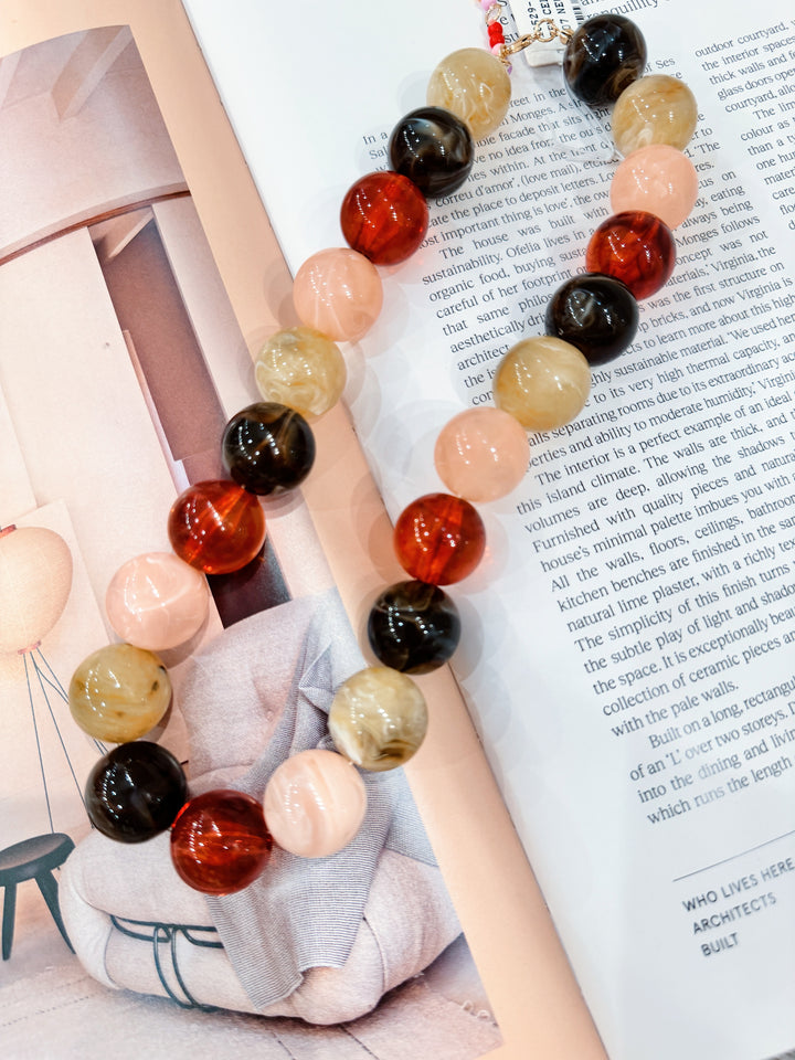Celia multi bead necklace