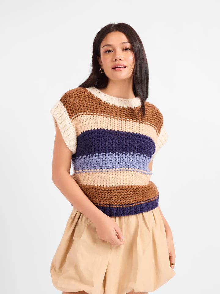 Sally color block sweater