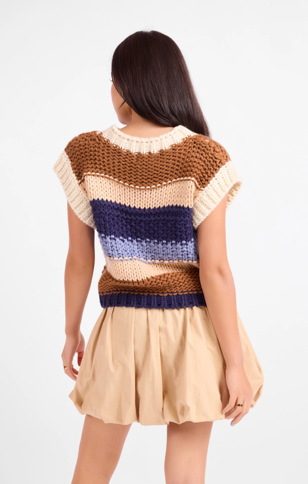 Sally color block sweater