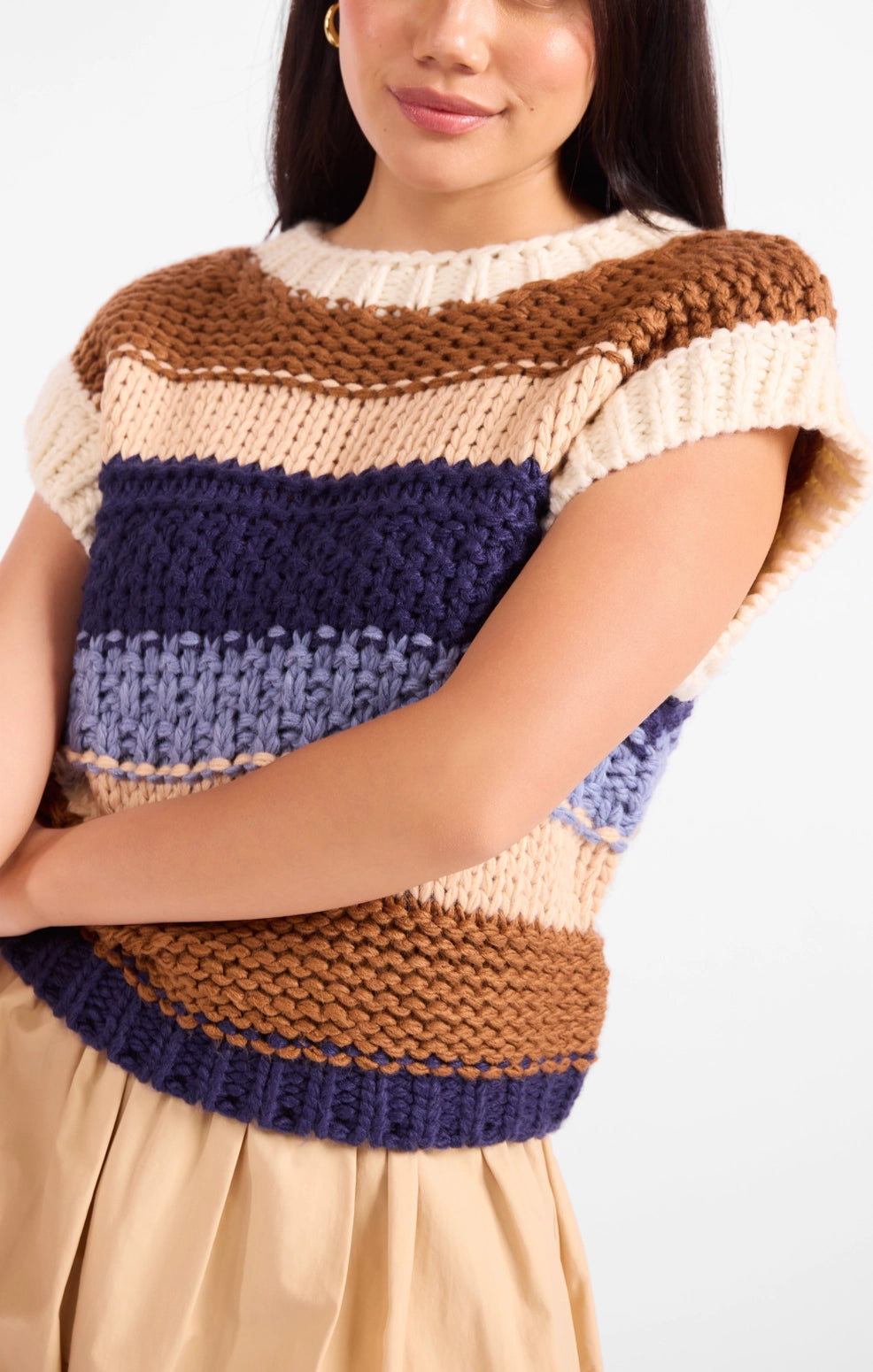 Sally color block sweater