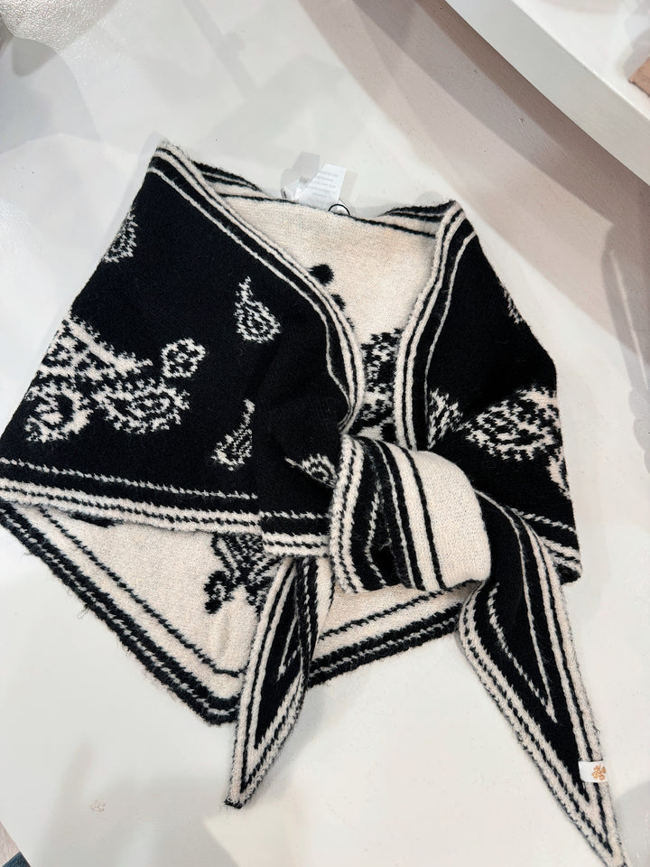 Bandana scarf in black