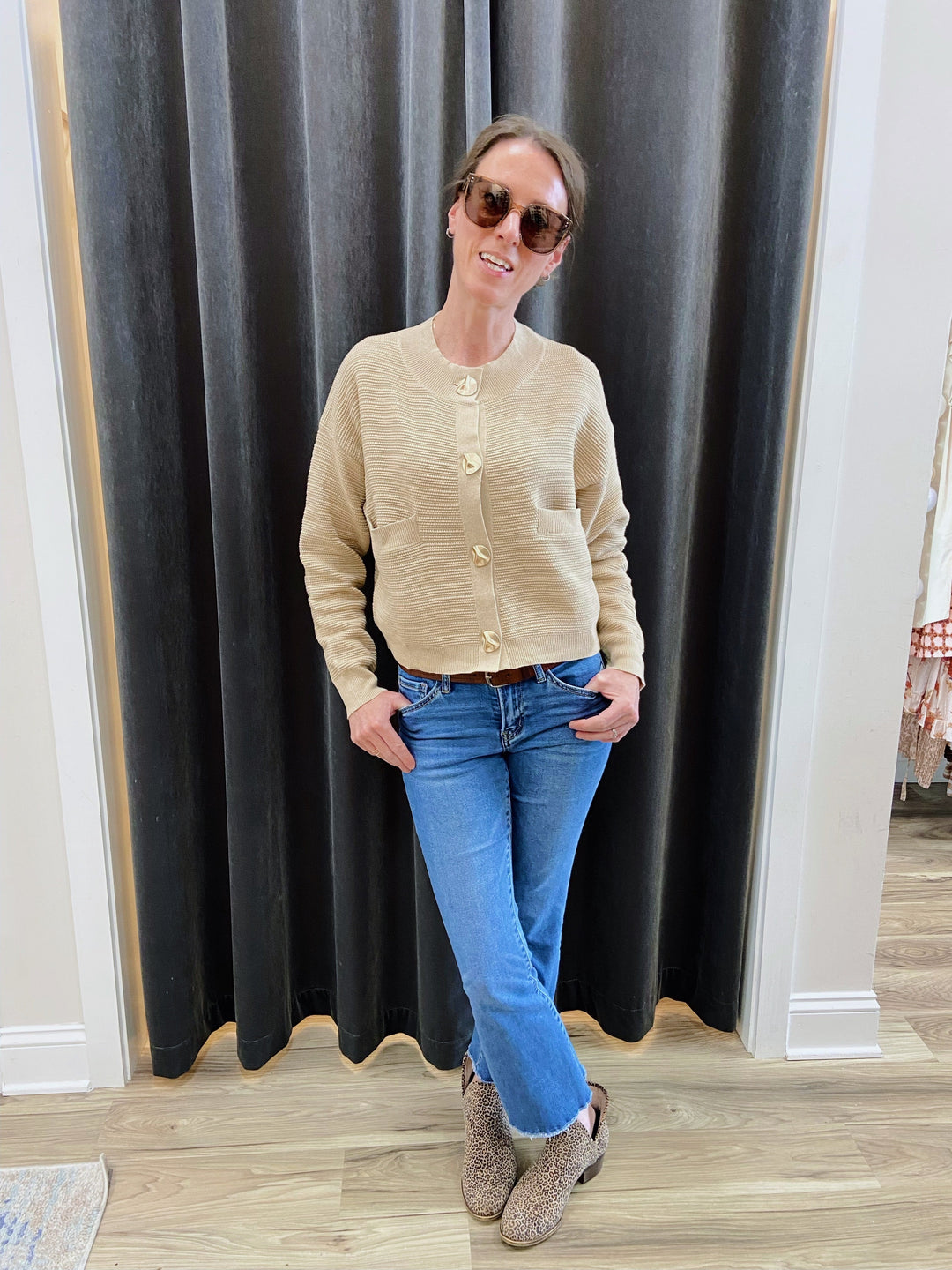 April ribbed cardigan