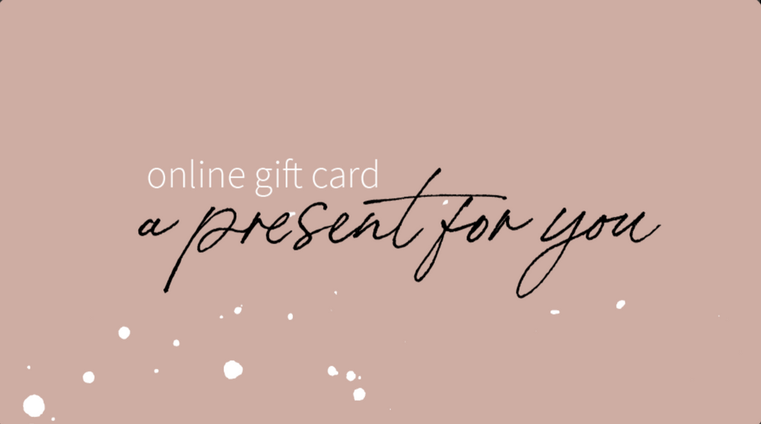 GIFT CARD for ONLINE use only