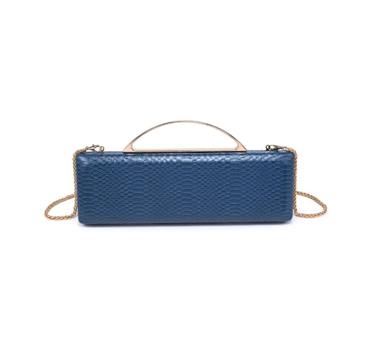 Banks clutch in denim
