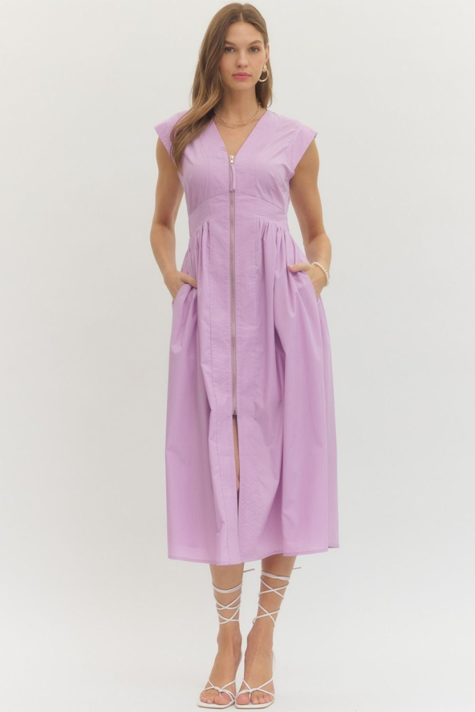 Faye dress in lavender