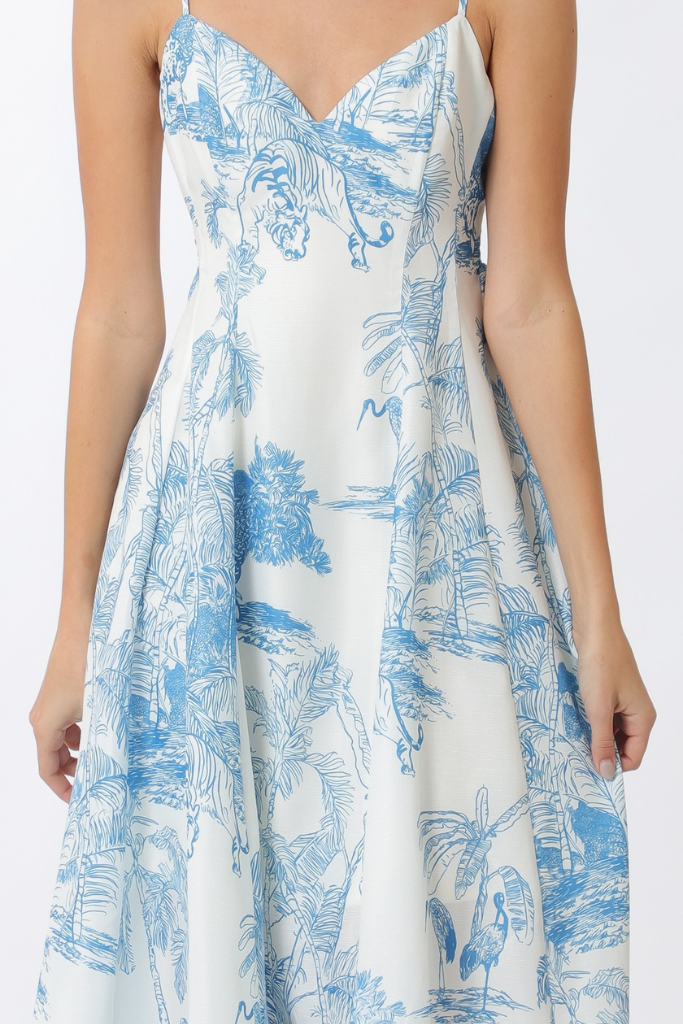 Vivian dress in blue