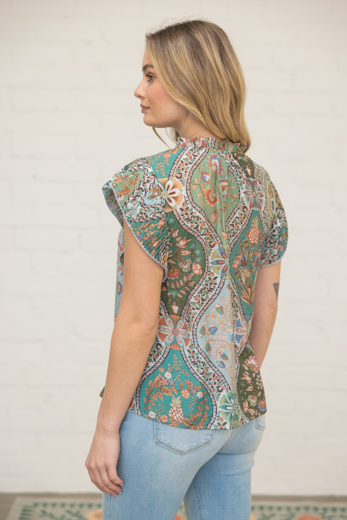 Tessa paisley blouse