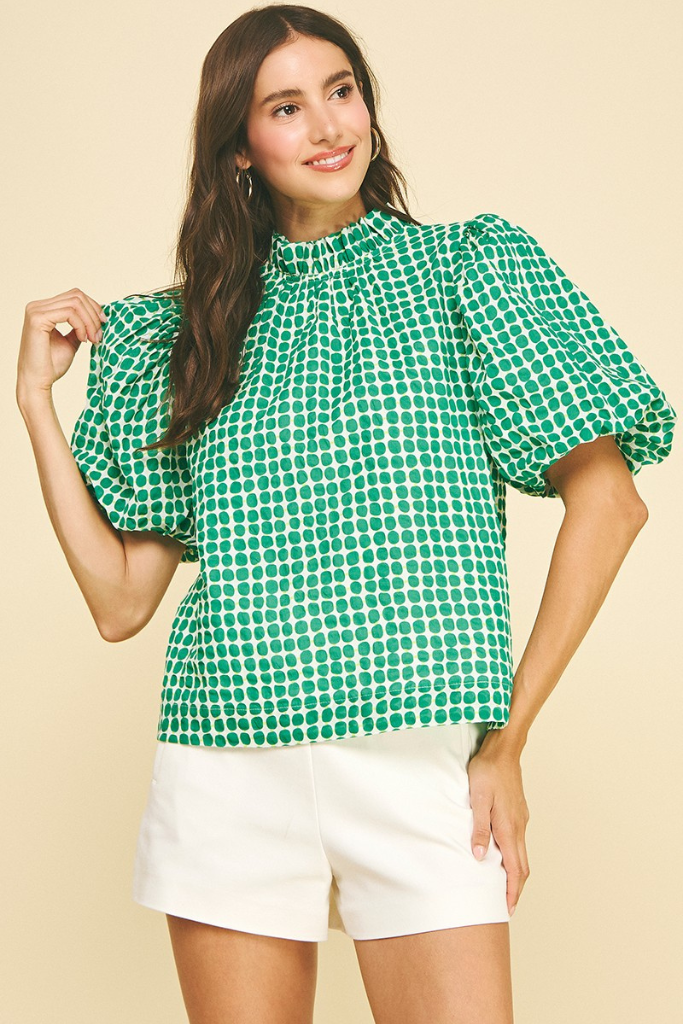 Ashby top in green