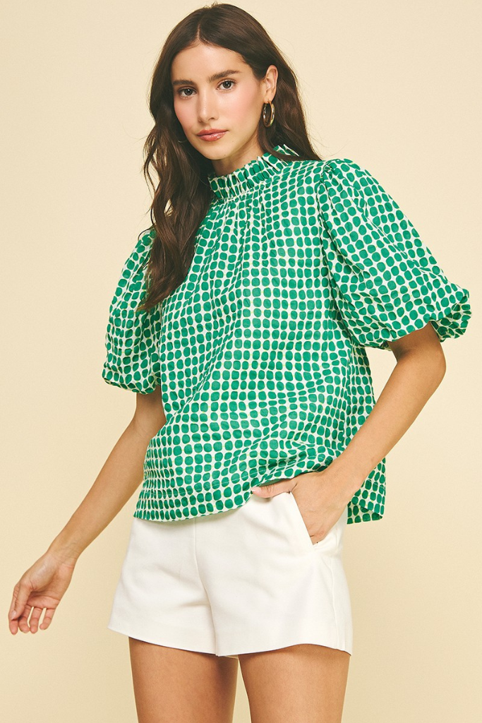 Ashby top in green
