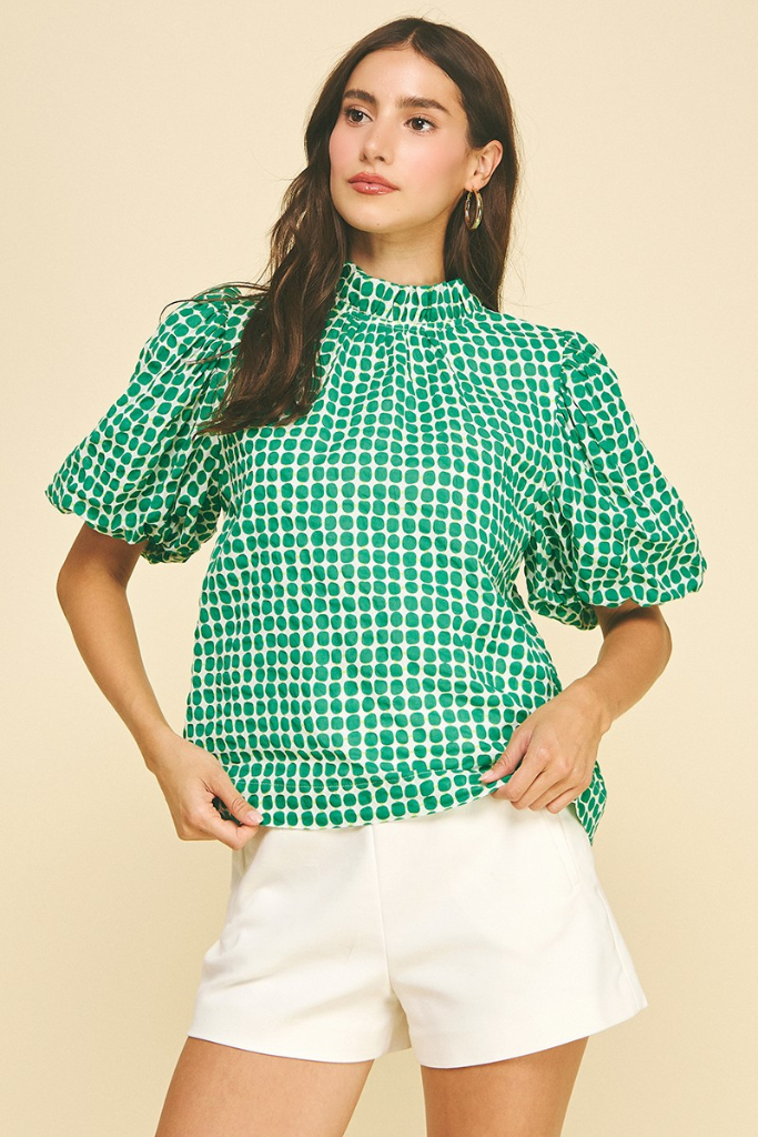 Ashby top in green
