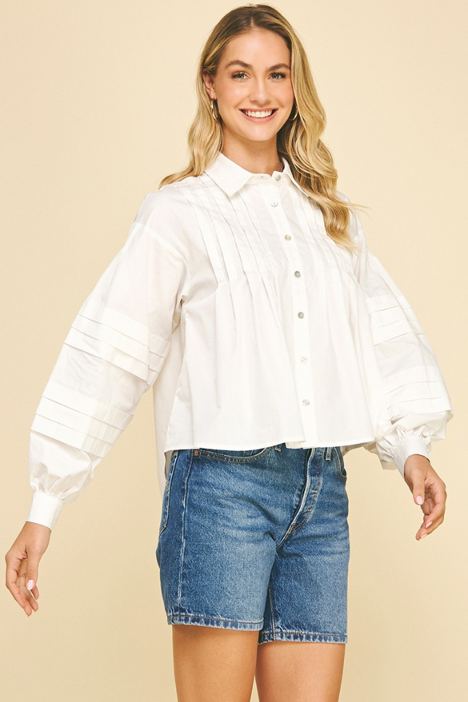 Taylor Blouse in White