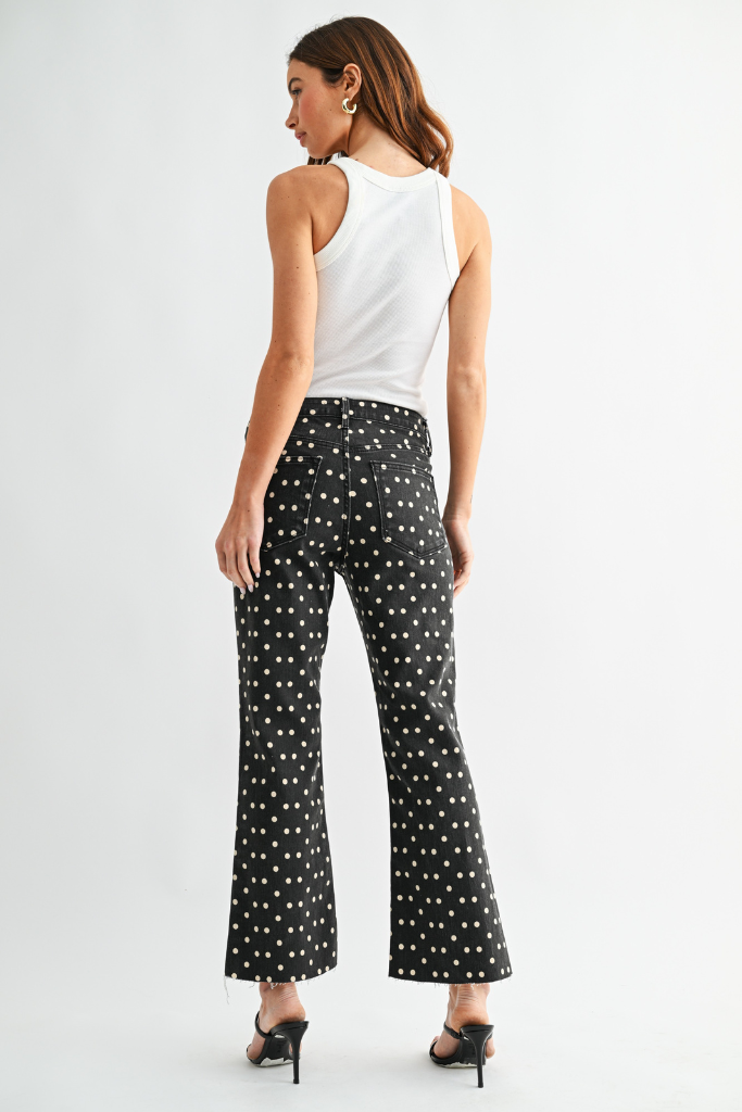 Callie polka dot jean